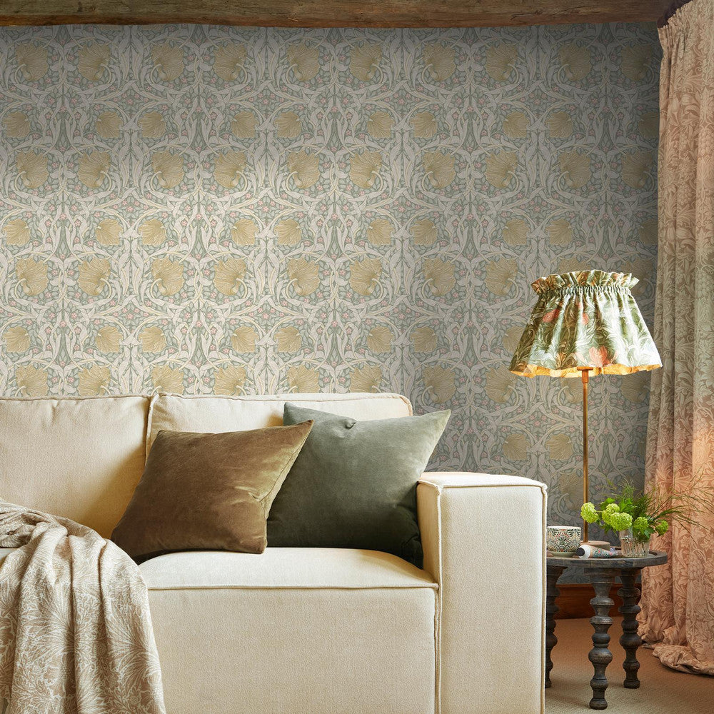 140506 - Pimpernel Wallpaper - Spring Breeze - William Morris