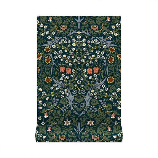 BLACKTHORN Wallpaper - Billiard Green - House of Hackney