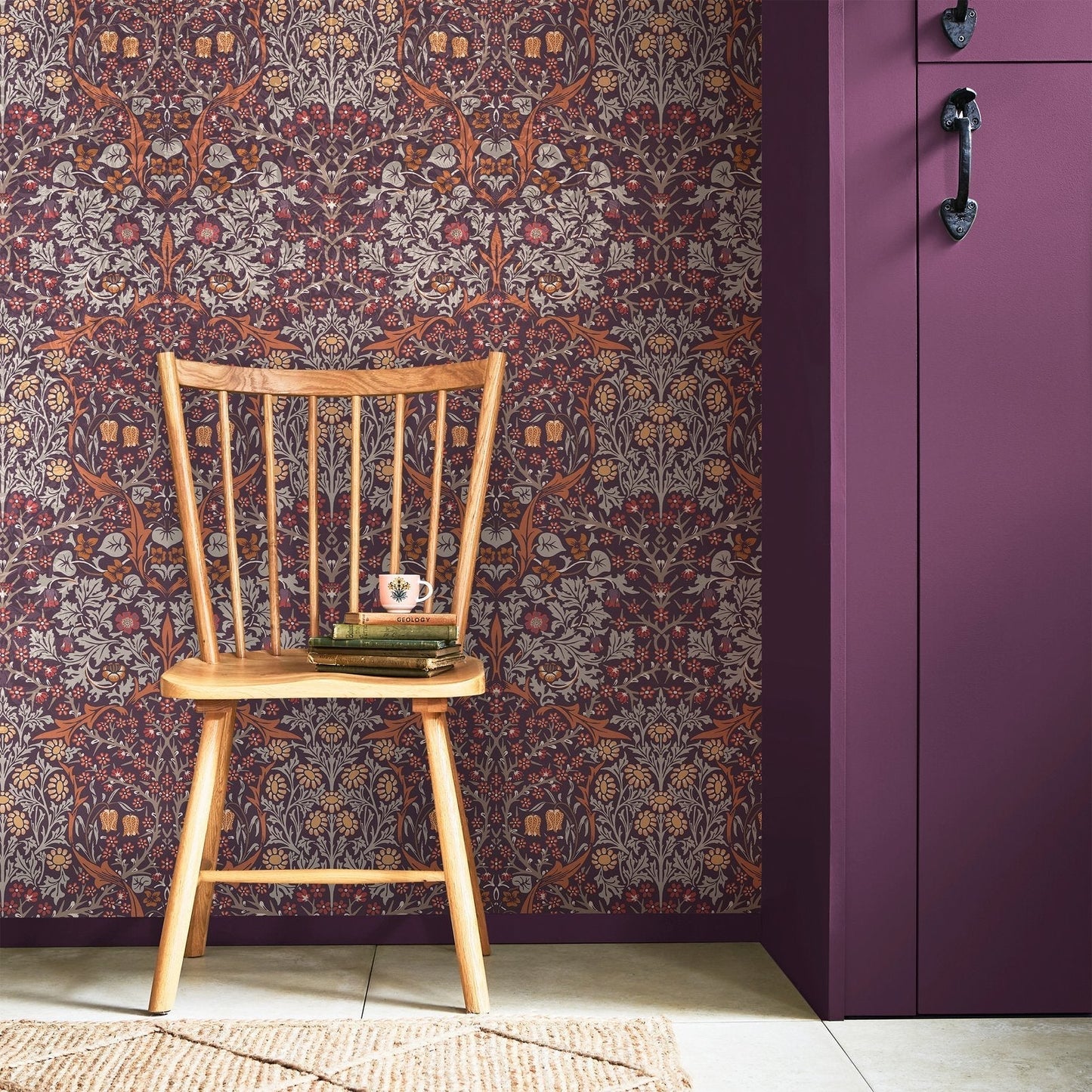 Blackthorn Wallpaper - Plum - William Morris AH