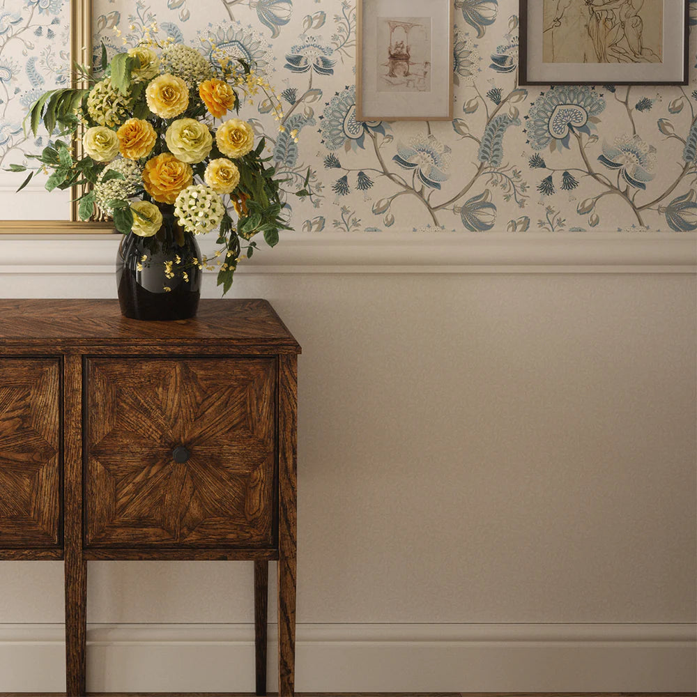 Beaumont Plain Wallpaper - Ecru - LAN100110