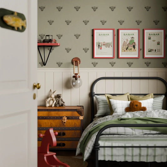 Heilan Coo Wallpaper - Warm Grey - LAN100237