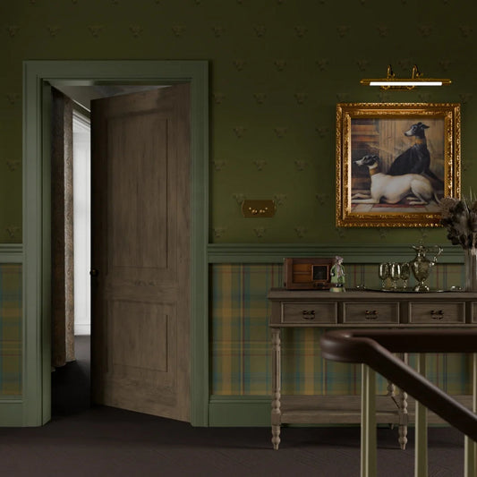 Heilan Coo Wallpaper - Gentleman Green - LAN100239