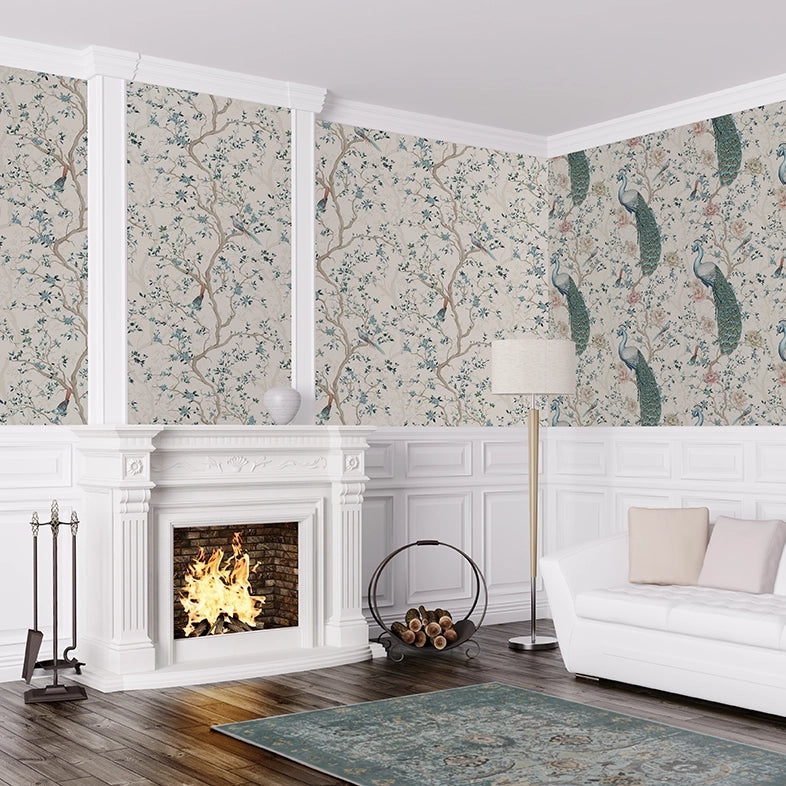 Branches and Birdsong Wallpaper - Vintage Cream - LAN100403