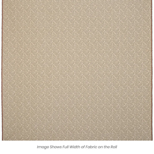 Lily Leaves Tapestry Fabric - Taupe - Hines of Oxford