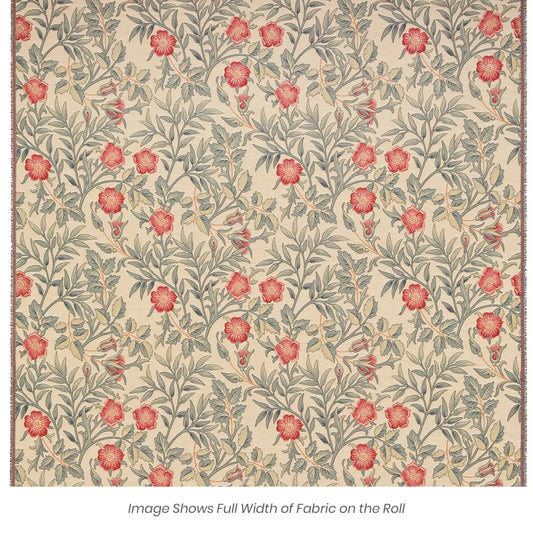 Pimpernel Large Tapestry Fabric - Blue - Hines of Oxford