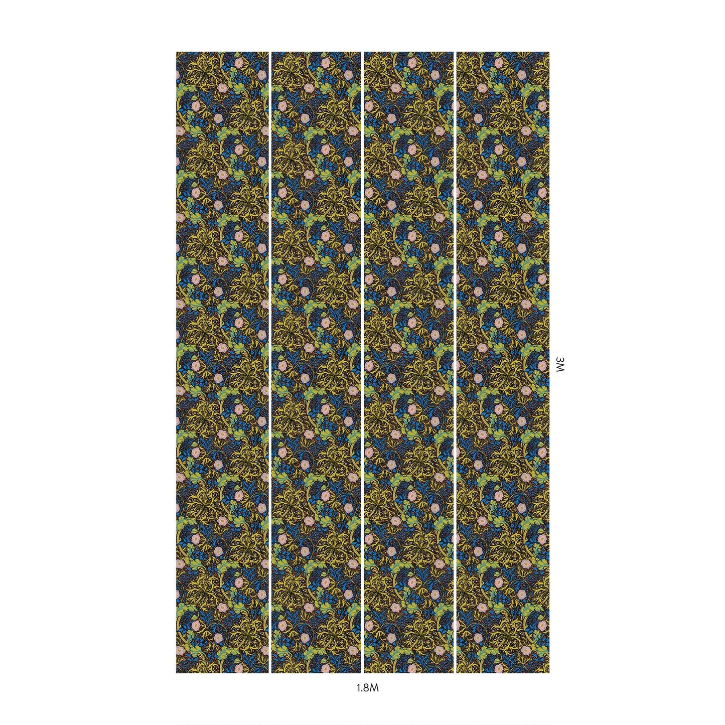 Seaweed Wallpaper - Lime - House of Hackney