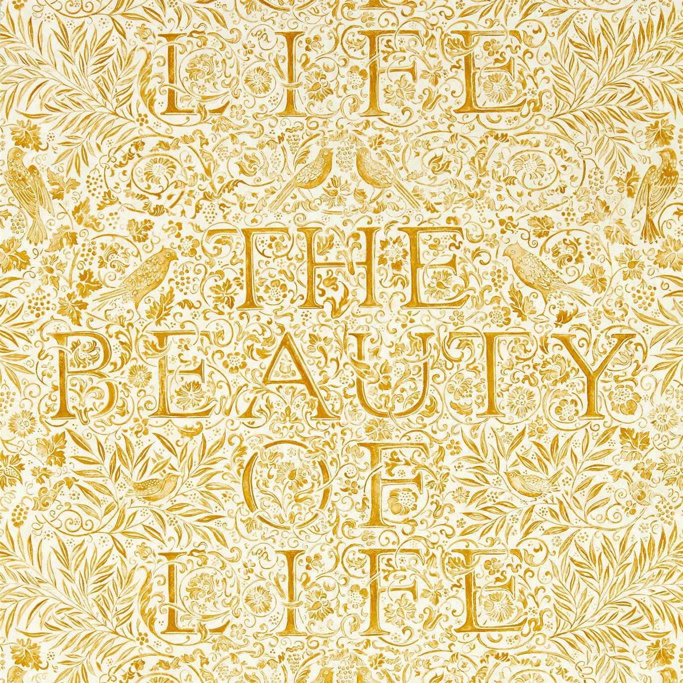 The Beauty of Life Wallpaper - Sunflower - 217191 - Morris & Co