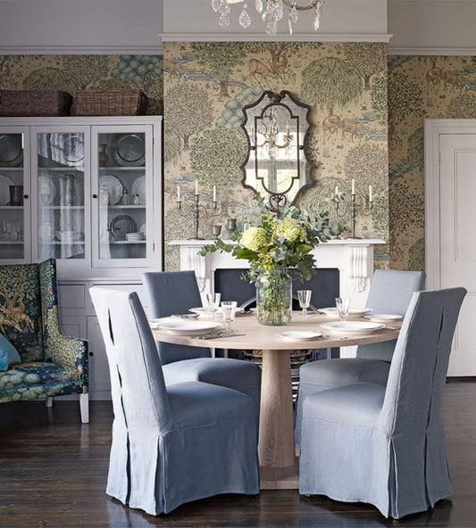 The Brook Wallpaper - Linen - 214888 - Morris & Co