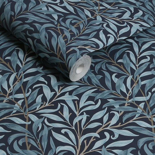 Willow Bough Wallpaper - Deep Blue - William Morris AH