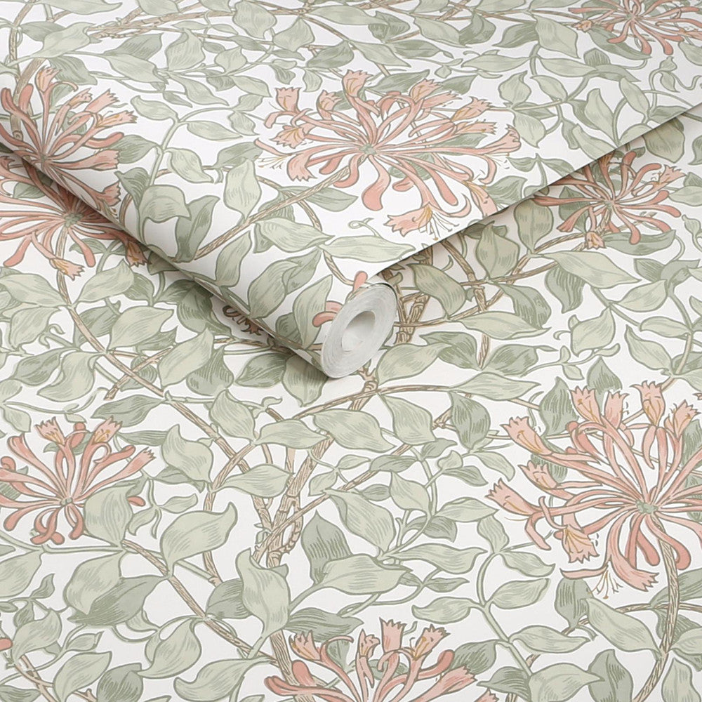 140488 - Honeysuckle Wallpaper - Maytime - William Morris