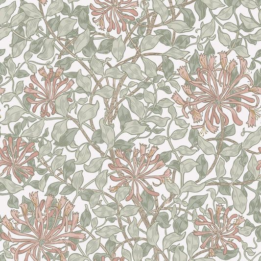 140488 - Honeysuckle Wallpaper - Maytime - William Morris