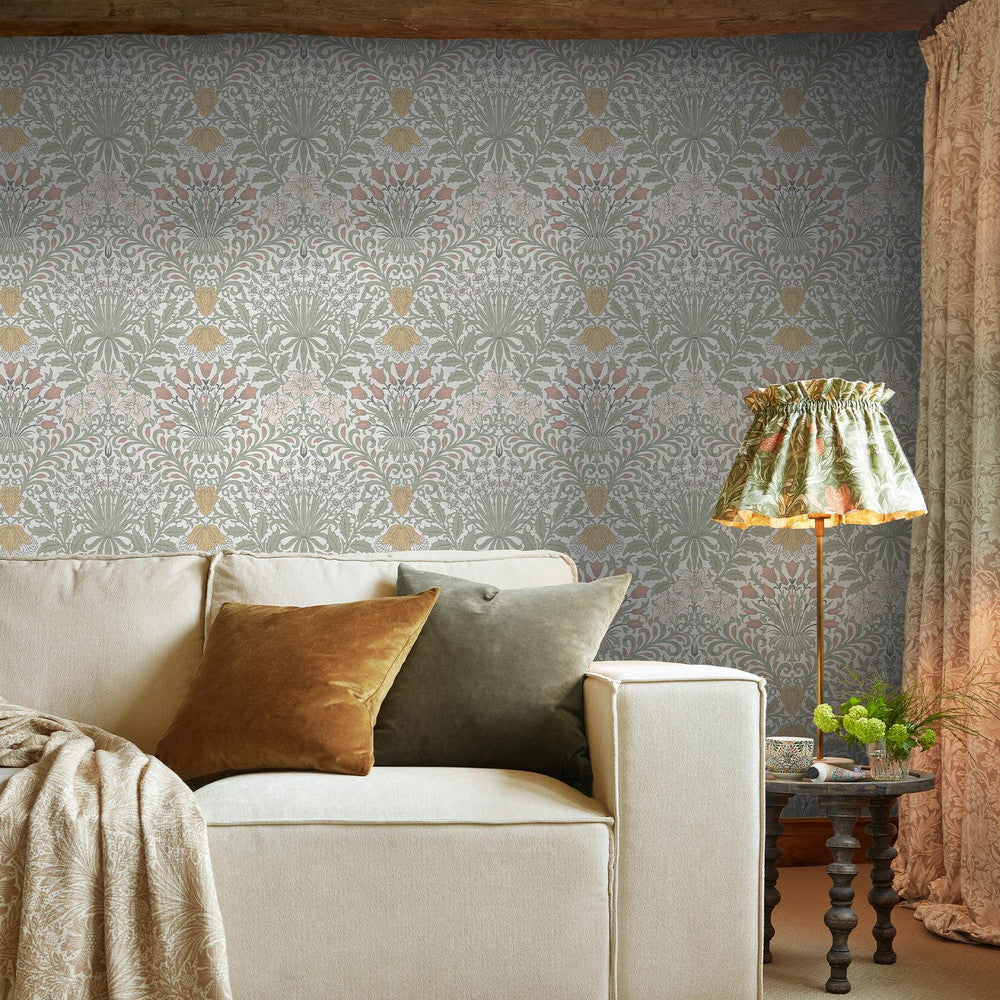 140497 - Garden Wallpaper - Soft Sage - William Morris