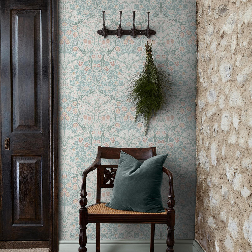 140504 - Blackthorn Wallpaper - Meadow - William Morris