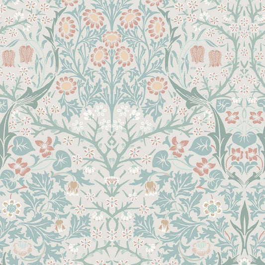 140504 - Blackthorn Wallpaper - Meadow - William Morris