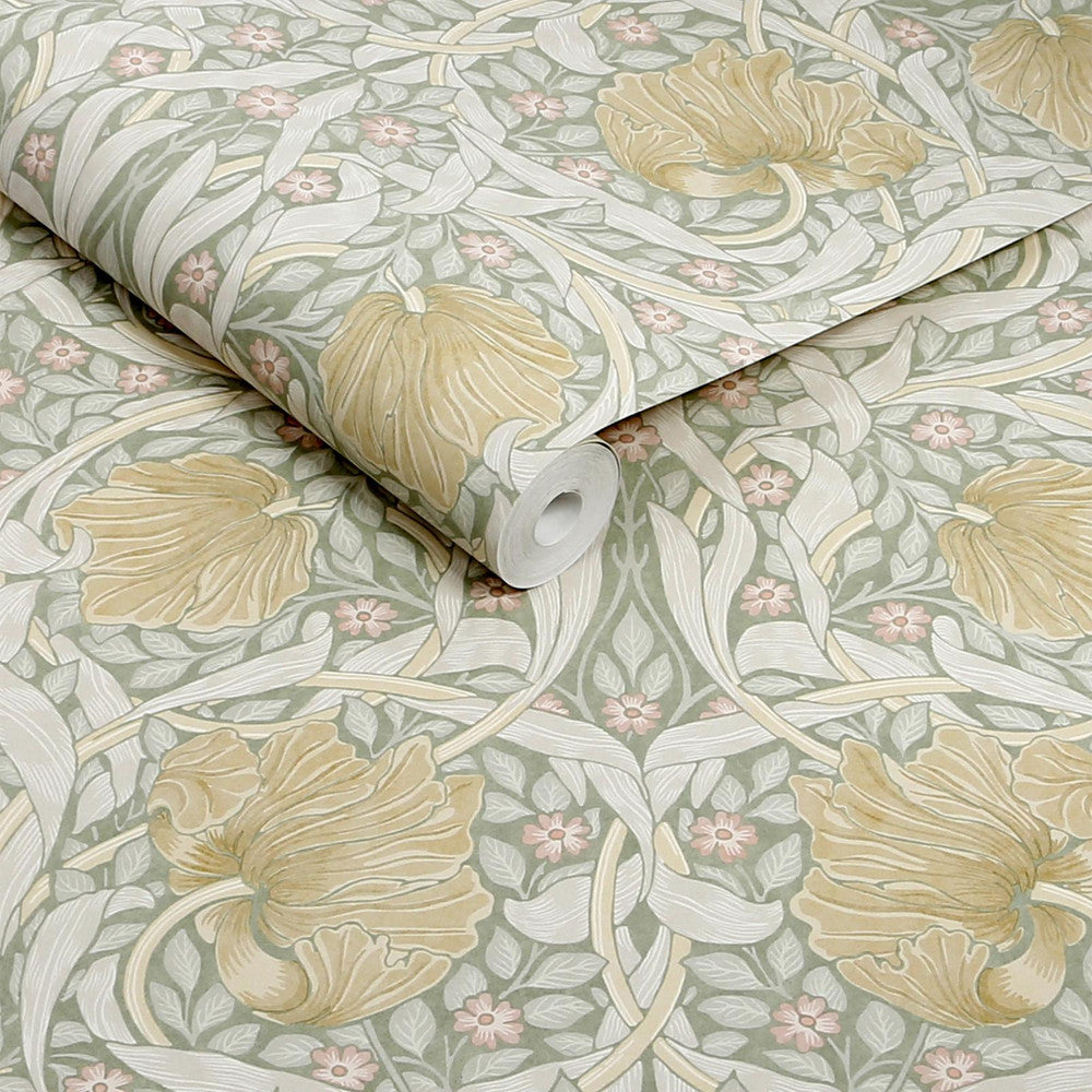 140506 - Pimpernel Wallpaper - Spring Breeze - William Morris