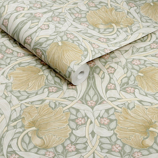 140506 - Pimpernel Wallpaper - Spring Breeze - William Morris