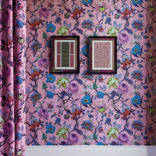 ARTEMIS Wallpaper - Amaranth-Pink - House of Hackney