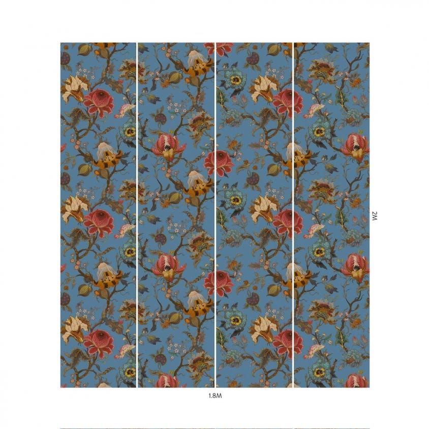 ARTEMIS Wallpaper - Azure - House of Hackney