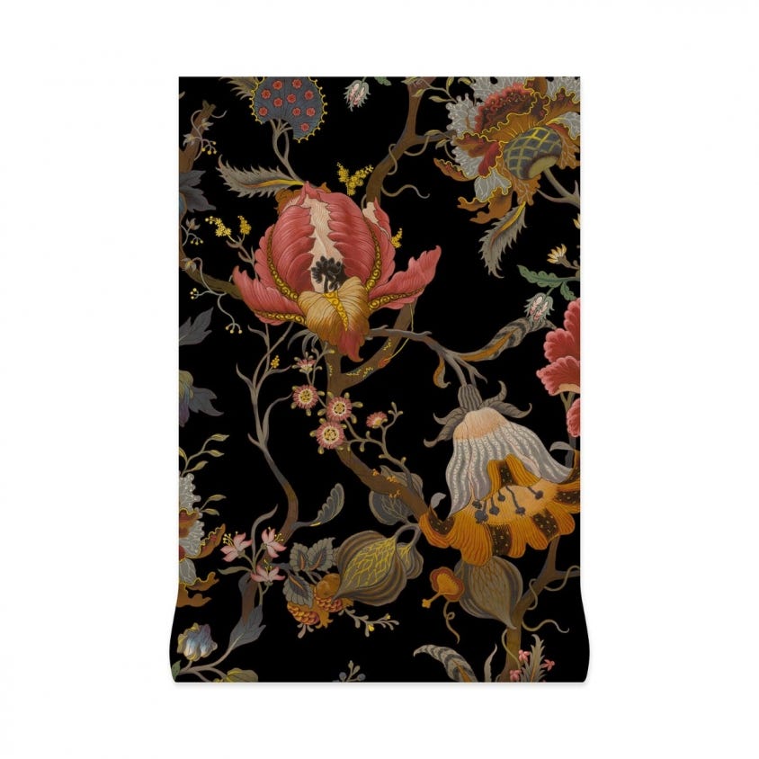 ARTEMIS Wallpaper - Black - House of Hackney