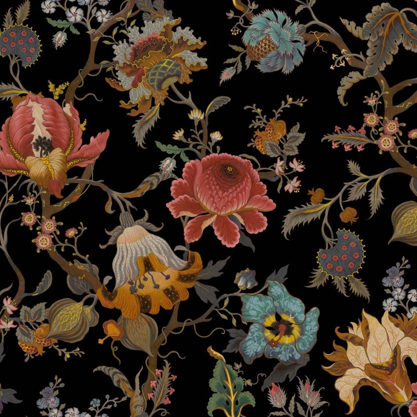 ARTEMIS Wallpaper - Black - House of Hackney