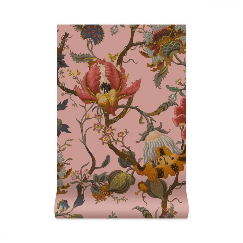 ARTEMIS Wallpaper - Blush - House of Hackney