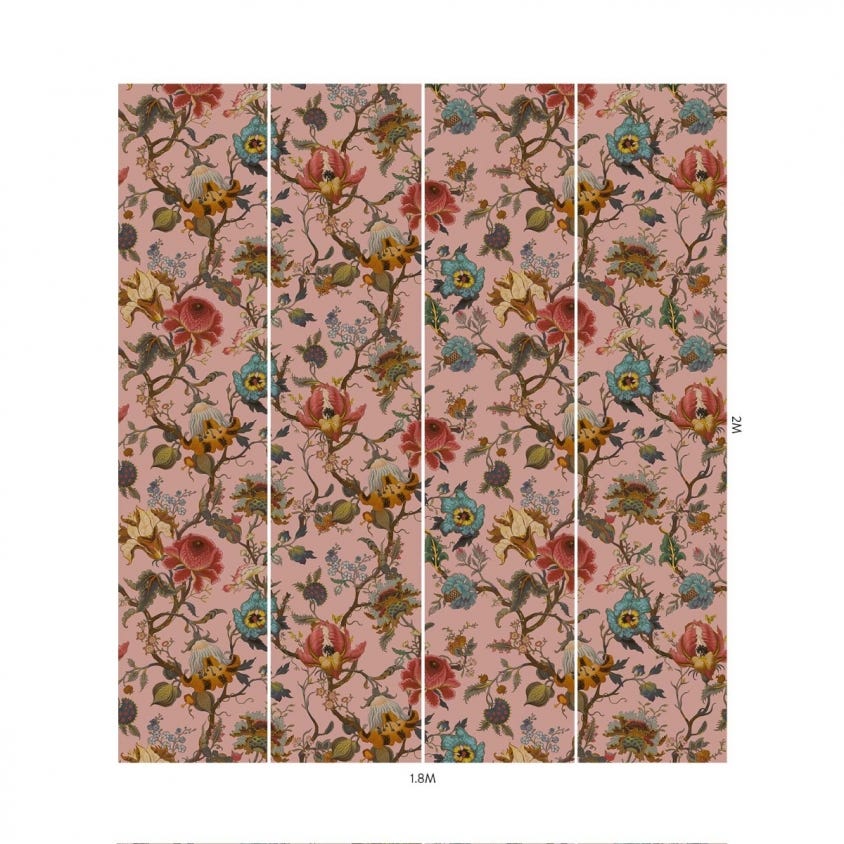 ARTEMIS Wallpaper - Blush - House of Hackney