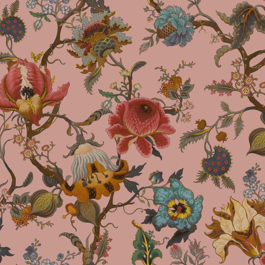 ARTEMIS Wallpaper - Blush - House of Hackney