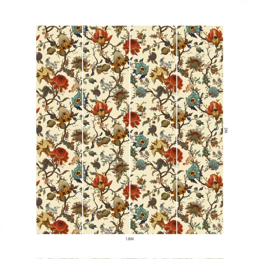 ARTEMIS Wallpaper - Ecru - House of Hackney