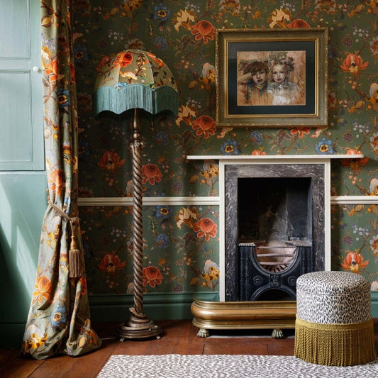 ARTEMIS Wallpaper - Moss-Green - House of Hackney