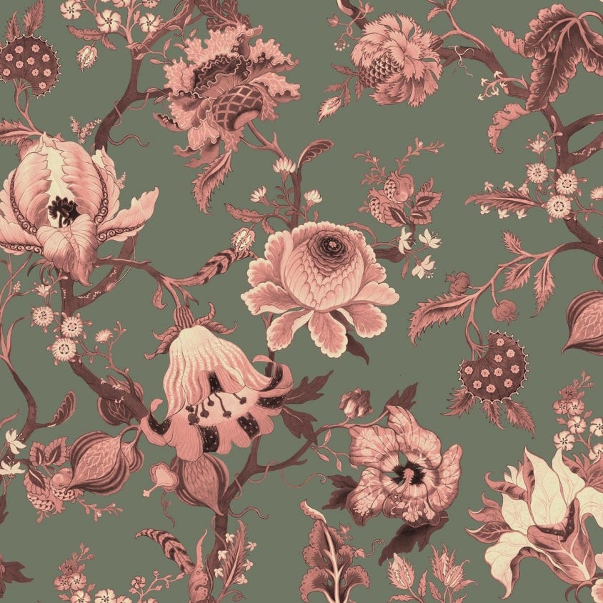 ARTEMIS Wallpaper - Verdigris - House of Hackney