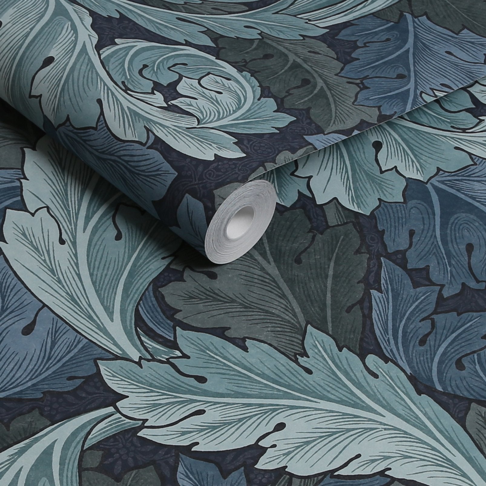 Acanthus Wallpaper - Blue - William Morris AH