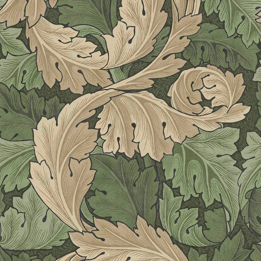 Acanthus Wallpaper - Green - William Morris AH
