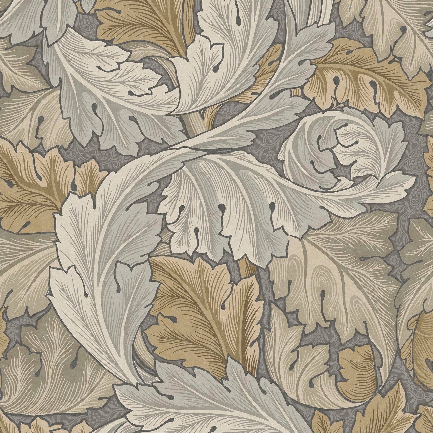 Acanthus Wallpaper - Neutral - William Morris AH