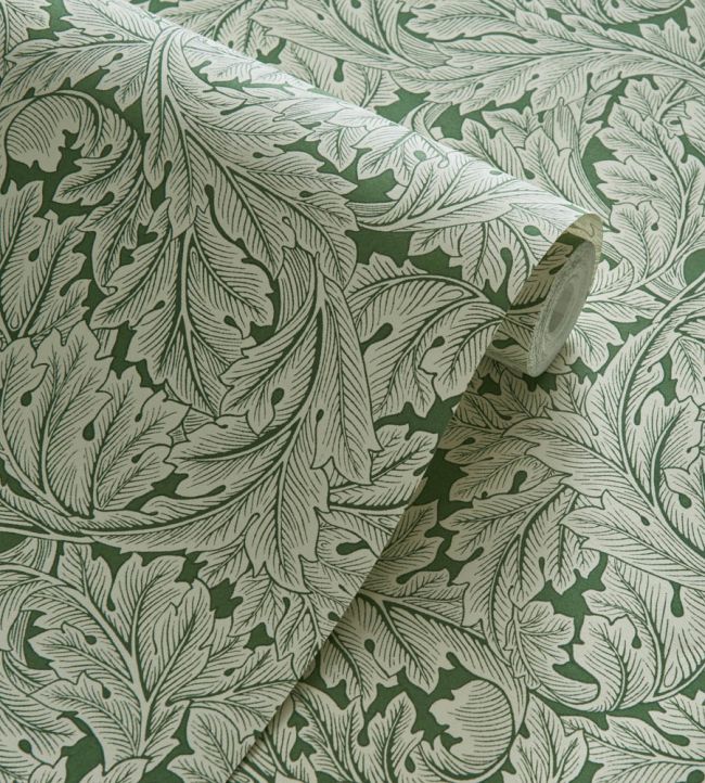Acanthus Wallpaper - Sage - Clarke & Clarke