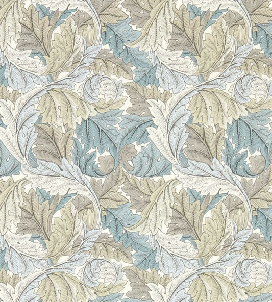 Acanthus Wallpaper - Slate/Dove - Clarke & Clarke