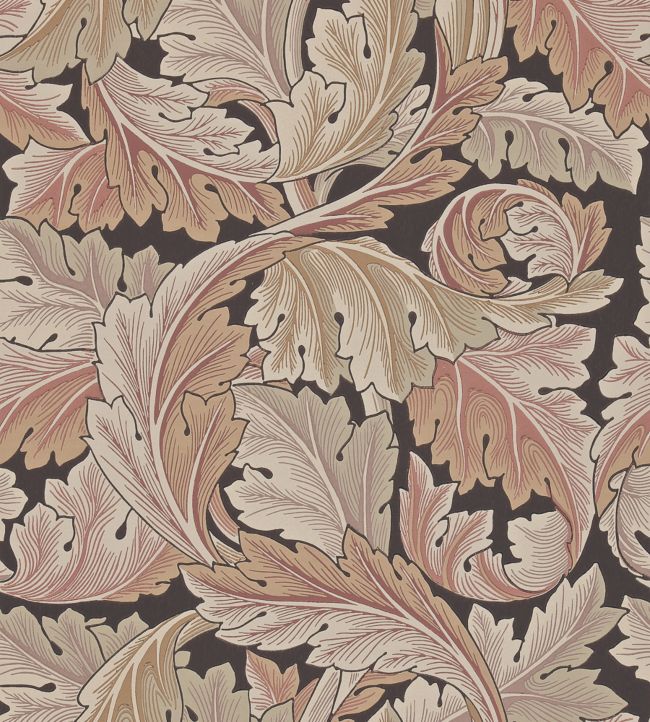 Acanthus Wallpaper - Terracotta - 212551 - Morris & Co