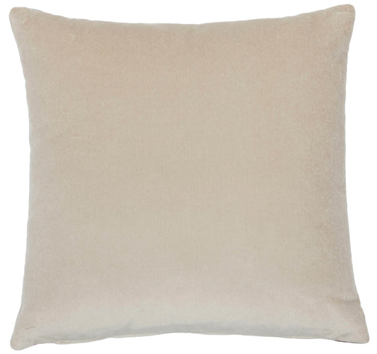 Acanthus & Willow Regular Cushion with Feather Filler - Grey - Hines of Oxford