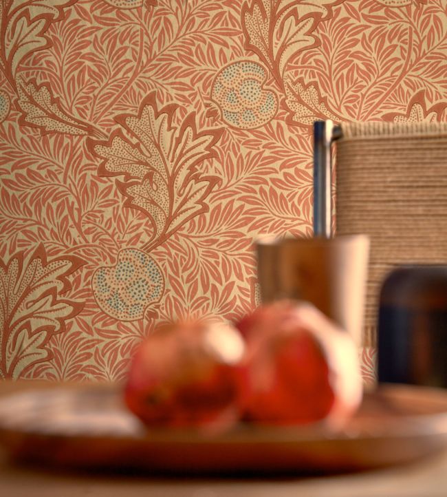 Apple Wallpaper - Rust Gold - 216688 - Morris & Co