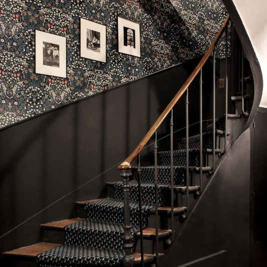 BLACKTHORN Wallpaper - Teal - House of Hackney