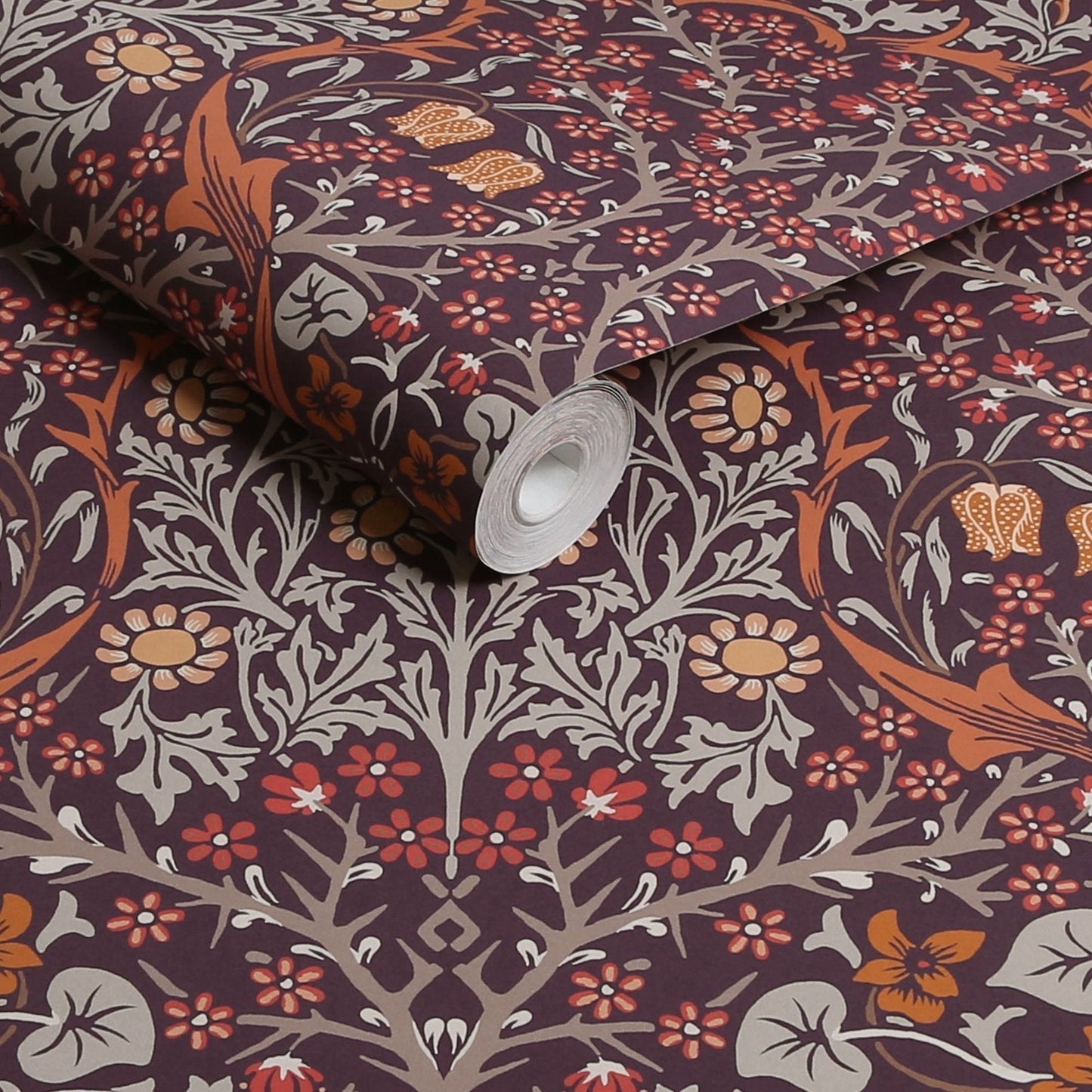 Blackthorn Wallpaper - Plum - William Morris AH