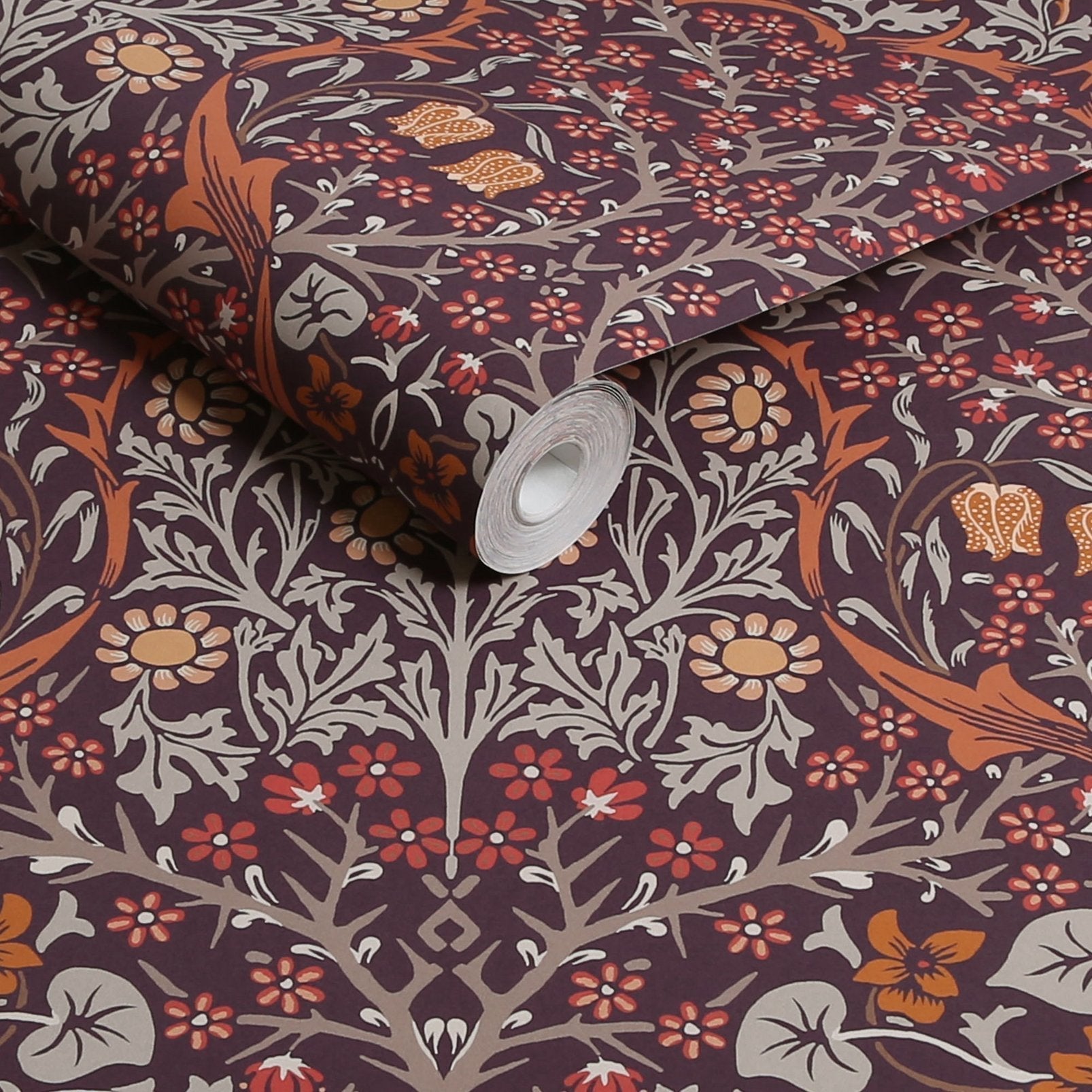 Blackthorn Wallpaper - Plum - William Morris AH
