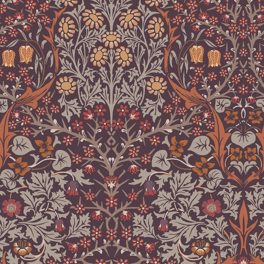 Blackthorn Wallpaper - Plum - William Morris AH