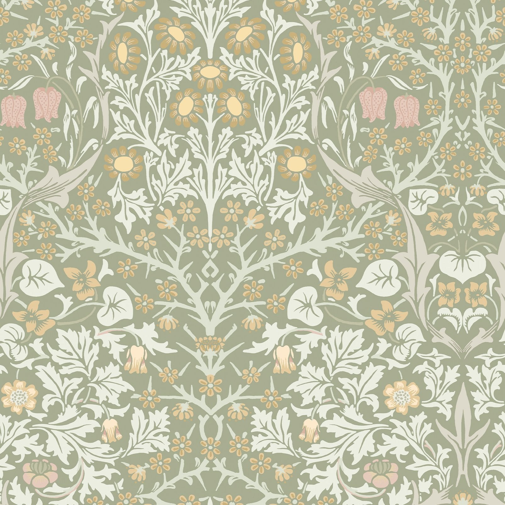 Blackthorn Wallpaper - Sage - William Morris AH