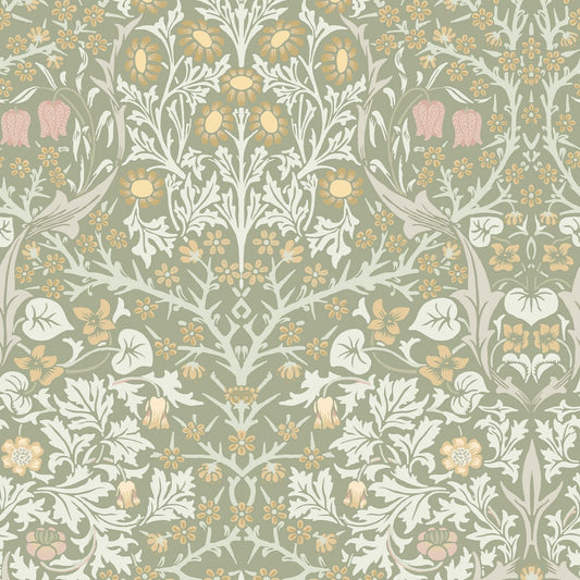 Blackthorn Wallpaper - Sage - William Morris AH