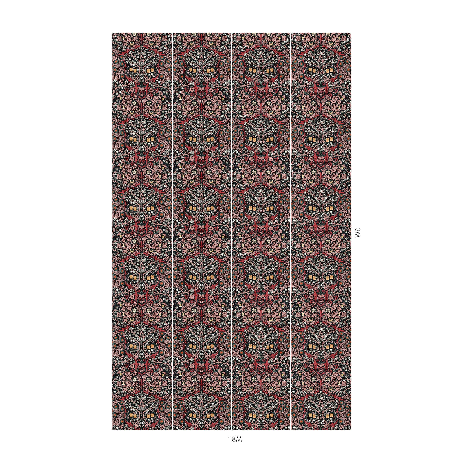 Blackthorn Wallpaper - Tourmaline - House of Hackney