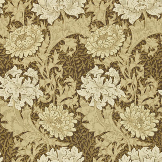 Chrysanthemum Wallpaper - Bullrush - 212547 - Morris & Co
