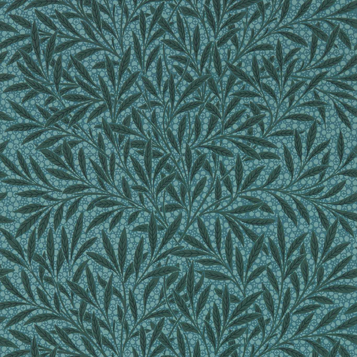 Emery’s Willow Wallpaper - Emery Blue - 217183 - Morris & Co