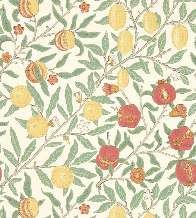 Fruit Wallpaper - Bayleaf/Russet - 217087 - Morris & Co