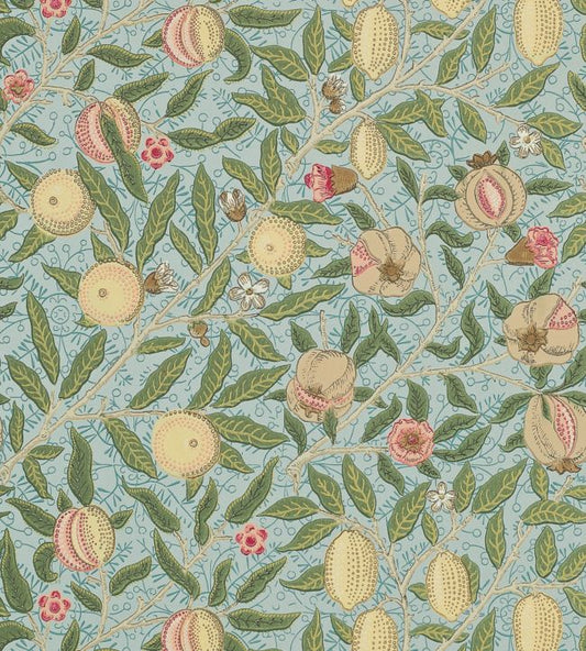 Fruit Wallpaper - Slate/Thyme - 210396 - Morris & Co