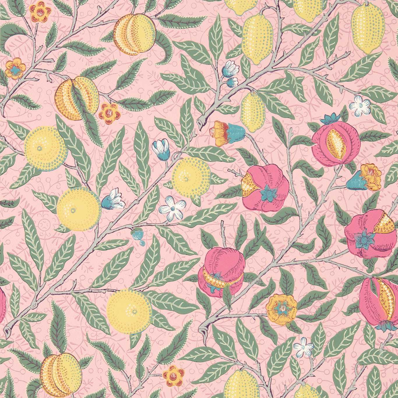 Fruit Wallpaper - Stardust - 510010 - Morris & Co